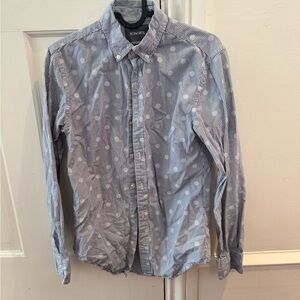 Bonobos Blue and White Striped Men's Shirt